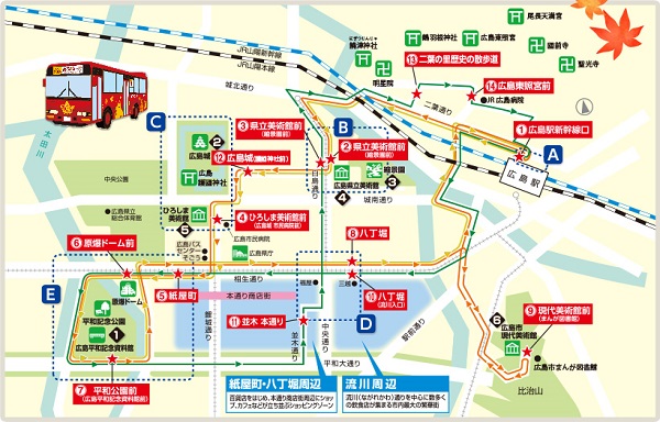 広島市内のループバス事情 翻訳スタッフブログ 翻訳会社 特許サポート会社アビリティ インタービジネス ソリューションズ Aibs
